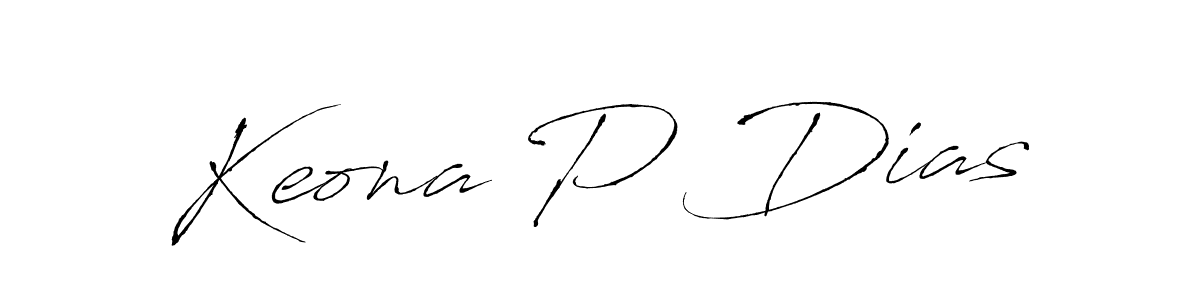 Use a signature maker to create a handwritten signature online. With this signature software, you can design (Antro_Vectra) your own signature for name Keona P Dias. Keona P Dias signature style 6 images and pictures png