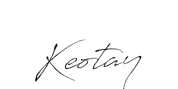 Use a signature maker to create a handwritten signature online. With this signature software, you can design (Antro_Vectra) your own signature for name Keotay. Keotay signature style 6 images and pictures png