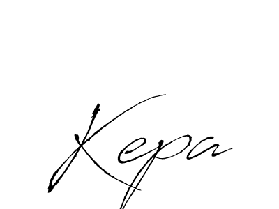 How to make Kepa signature? Antro_Vectra is a professional autograph style. Create handwritten signature for Kepa name. Kepa signature style 6 images and pictures png