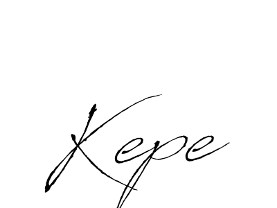 Create a beautiful signature design for name Kepe. With this signature (Antro_Vectra) fonts, you can make a handwritten signature for free. Kepe signature style 6 images and pictures png