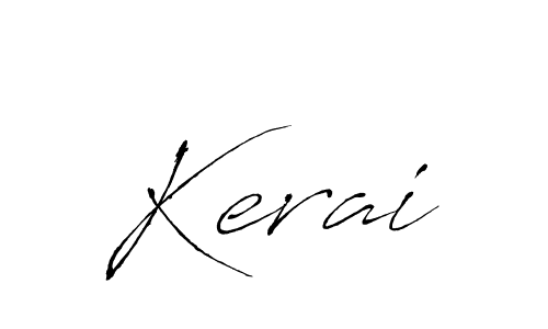 Similarly Antro_Vectra is the best handwritten signature design. Signature creator online .You can use it as an online autograph creator for name Kerai. Kerai signature style 6 images and pictures png