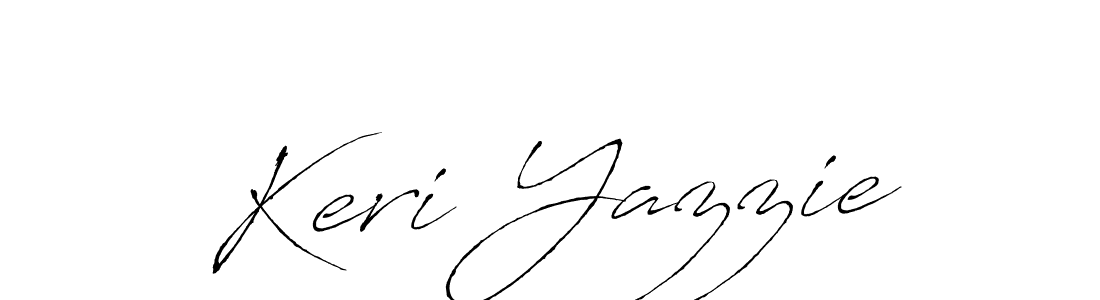 Design your own signature with our free online signature maker. With this signature software, you can create a handwritten (Antro_Vectra) signature for name Keri Yazzie. Keri Yazzie signature style 6 images and pictures png