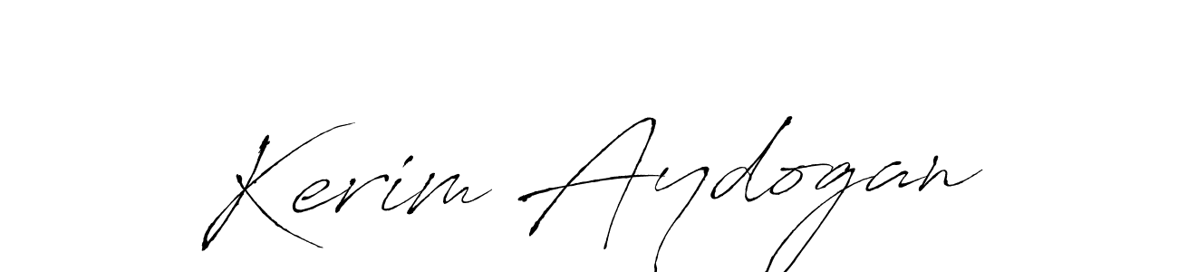 Also You can easily find your signature by using the search form. We will create Kerim Aydogan name handwritten signature images for you free of cost using Antro_Vectra sign style. Kerim Aydogan signature style 6 images and pictures png