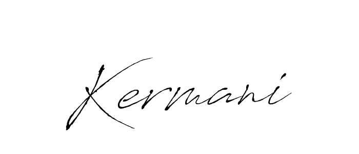 Also You can easily find your signature by using the search form. We will create Kermani name handwritten signature images for you free of cost using Antro_Vectra sign style. Kermani signature style 6 images and pictures png