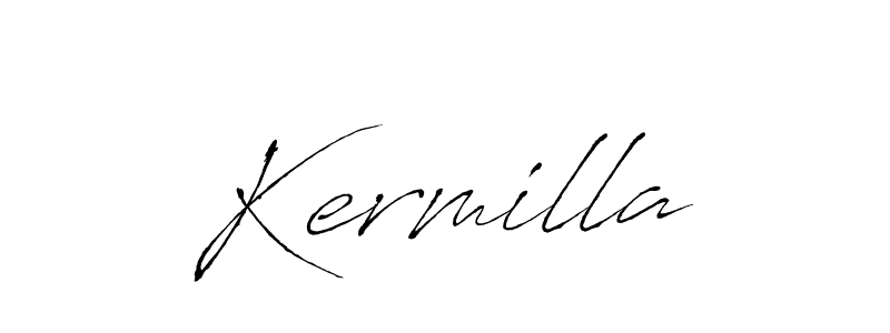 Also we have Kermilla name is the best signature style. Create professional handwritten signature collection using Antro_Vectra autograph style. Kermilla signature style 6 images and pictures png