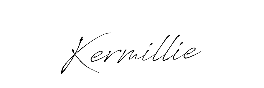 Design your own signature with our free online signature maker. With this signature software, you can create a handwritten (Antro_Vectra) signature for name Kermillie. Kermillie signature style 6 images and pictures png