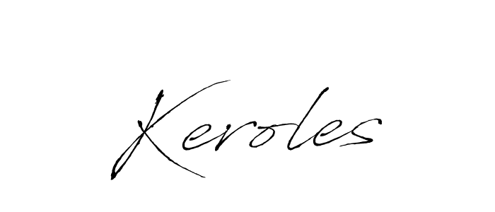 Once you've used our free online signature maker to create your best signature Antro_Vectra style, it's time to enjoy all of the benefits that Keroles name signing documents. Keroles signature style 6 images and pictures png