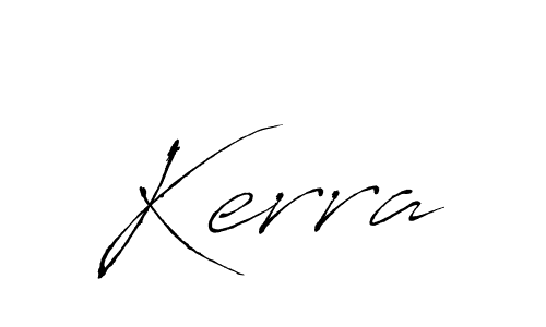 Kerra stylish signature style. Best Handwritten Sign (Antro_Vectra) for my name. Handwritten Signature Collection Ideas for my name Kerra. Kerra signature style 6 images and pictures png