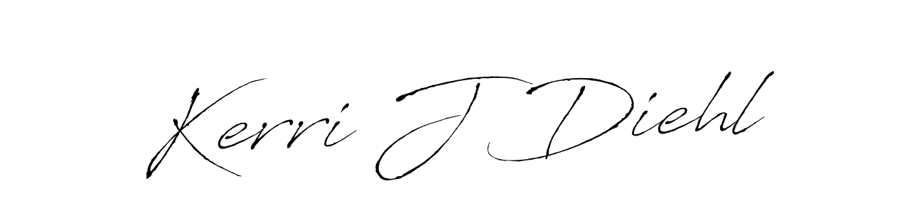 Also we have Kerri J Diehl name is the best signature style. Create professional handwritten signature collection using Antro_Vectra autograph style. Kerri J Diehl signature style 6 images and pictures png