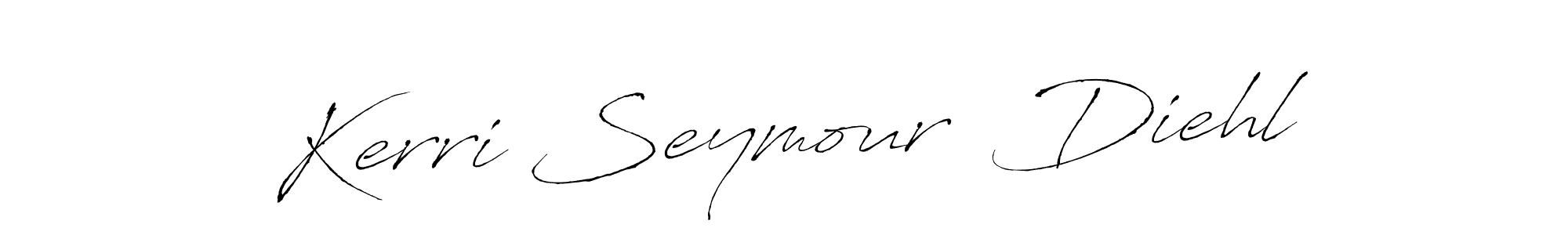 Use a signature maker to create a handwritten signature online. With this signature software, you can design (Antro_Vectra) your own signature for name Kerri Seymour  Diehl. Kerri Seymour  Diehl signature style 6 images and pictures png