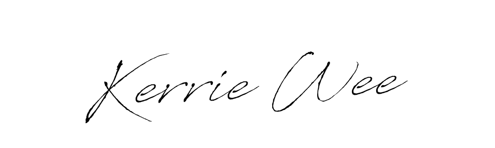 Make a beautiful signature design for name Kerrie Wee. Use this online signature maker to create a handwritten signature for free. Kerrie Wee signature style 6 images and pictures png