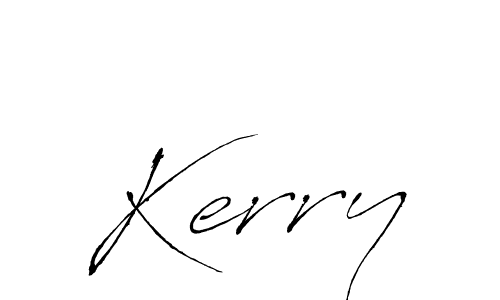 Antro_Vectra is a professional signature style that is perfect for those who want to add a touch of class to their signature. It is also a great choice for those who want to make their signature more unique. Get Kerry name to fancy signature for free. Kerry signature style 6 images and pictures png
