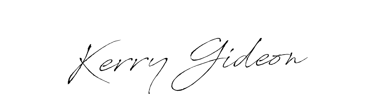 The best way (Antro_Vectra) to make a short signature is to pick only two or three words in your name. The name Kerry Gideon include a total of six letters. For converting this name. Kerry Gideon signature style 6 images and pictures png