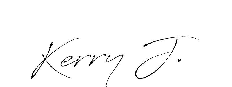 Also we have Kerry J. name is the best signature style. Create professional handwritten signature collection using Antro_Vectra autograph style. Kerry J. signature style 6 images and pictures png