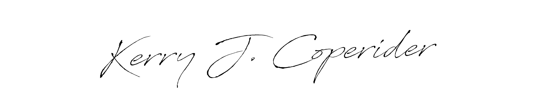 Also we have Kerry J. Coperider name is the best signature style. Create professional handwritten signature collection using Antro_Vectra autograph style. Kerry J. Coperider signature style 6 images and pictures png