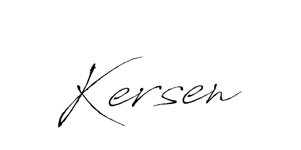 How to make Kersen signature? Antro_Vectra is a professional autograph style. Create handwritten signature for Kersen name. Kersen signature style 6 images and pictures png