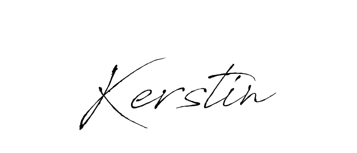 Make a beautiful signature design for name Kerstin. With this signature (Antro_Vectra) style, you can create a handwritten signature for free. Kerstin signature style 6 images and pictures png