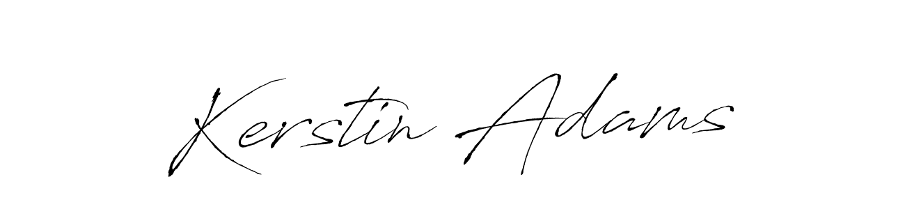 Also we have Kerstin Adams name is the best signature style. Create professional handwritten signature collection using Antro_Vectra autograph style. Kerstin Adams signature style 6 images and pictures png