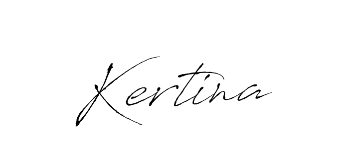 Kertina stylish signature style. Best Handwritten Sign (Antro_Vectra) for my name. Handwritten Signature Collection Ideas for my name Kertina. Kertina signature style 6 images and pictures png