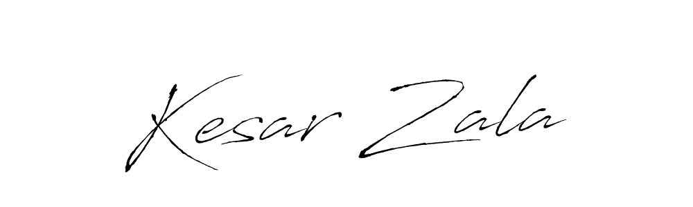 How to make Kesar Zala signature? Antro_Vectra is a professional autograph style. Create handwritten signature for Kesar Zala name. Kesar Zala signature style 6 images and pictures png