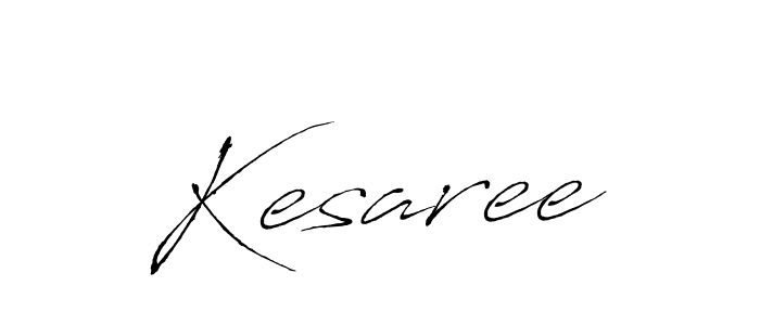 Kesaree stylish signature style. Best Handwritten Sign (Antro_Vectra) for my name. Handwritten Signature Collection Ideas for my name Kesaree. Kesaree signature style 6 images and pictures png