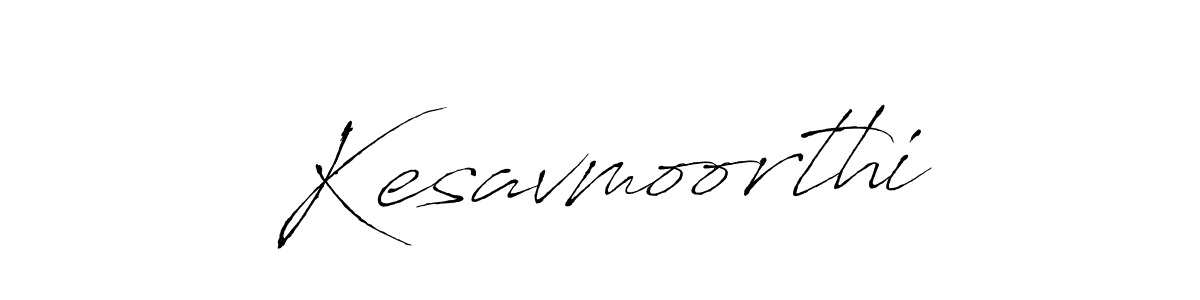 Make a beautiful signature design for name Kesavmoorthi. With this signature (Antro_Vectra) style, you can create a handwritten signature for free. Kesavmoorthi signature style 6 images and pictures png