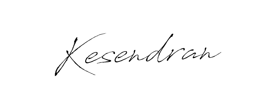 You should practise on your own different ways (Antro_Vectra) to write your name (Kesendran) in signature. don't let someone else do it for you. Kesendran signature style 6 images and pictures png