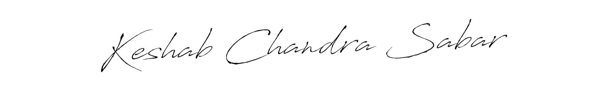 Make a beautiful signature design for name Keshab Chandra Sabar. With this signature (Antro_Vectra) style, you can create a handwritten signature for free. Keshab Chandra Sabar signature style 6 images and pictures png