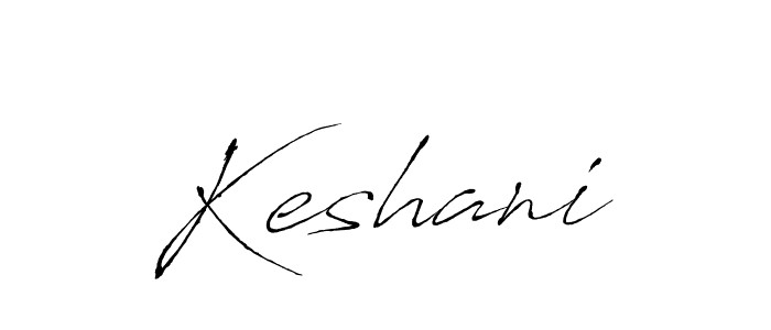 Create a beautiful signature design for name Keshani. With this signature (Antro_Vectra) fonts, you can make a handwritten signature for free. Keshani signature style 6 images and pictures png