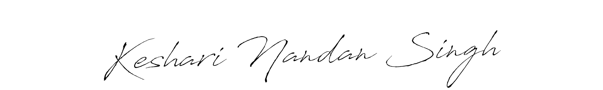 if you are searching for the best signature style for your name Keshari Nandan Singh. so please give up your signature search. here we have designed multiple signature styles  using Antro_Vectra. Keshari Nandan Singh signature style 6 images and pictures png