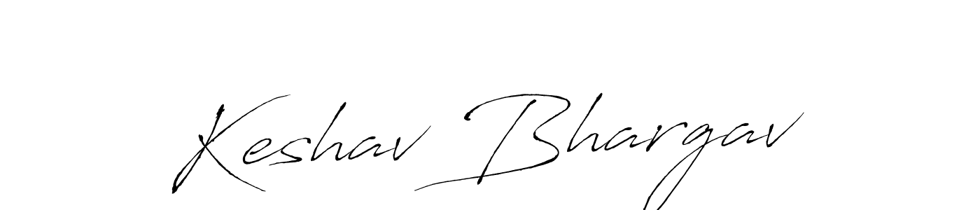 Keshav Bhargav stylish signature style. Best Handwritten Sign (Antro_Vectra) for my name. Handwritten Signature Collection Ideas for my name Keshav Bhargav. Keshav Bhargav signature style 6 images and pictures png