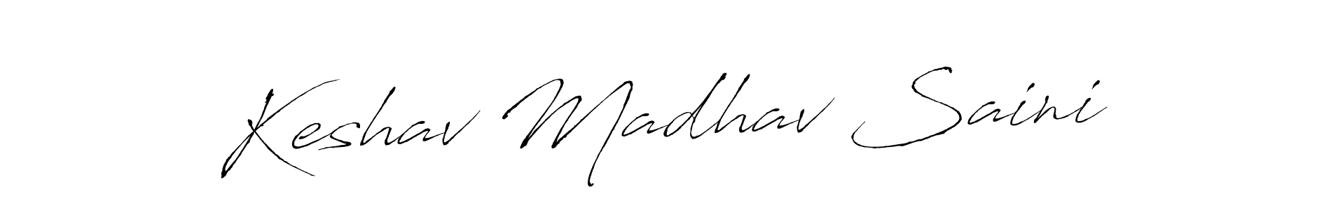 You can use this online signature creator to create a handwritten signature for the name Keshav Madhav Saini. This is the best online autograph maker. Keshav Madhav Saini signature style 6 images and pictures png