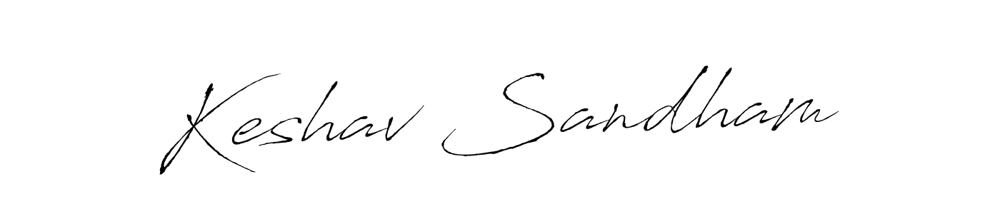 Make a beautiful signature design for name Keshav Sandham. Use this online signature maker to create a handwritten signature for free. Keshav Sandham signature style 6 images and pictures png