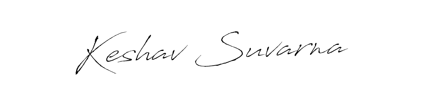 Also we have Keshav Suvarna name is the best signature style. Create professional handwritten signature collection using Antro_Vectra autograph style. Keshav Suvarna signature style 6 images and pictures png