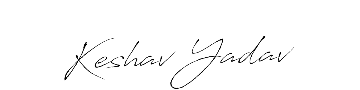 Use a signature maker to create a handwritten signature online. With this signature software, you can design (Antro_Vectra) your own signature for name Keshav Yadav. Keshav Yadav signature style 6 images and pictures png