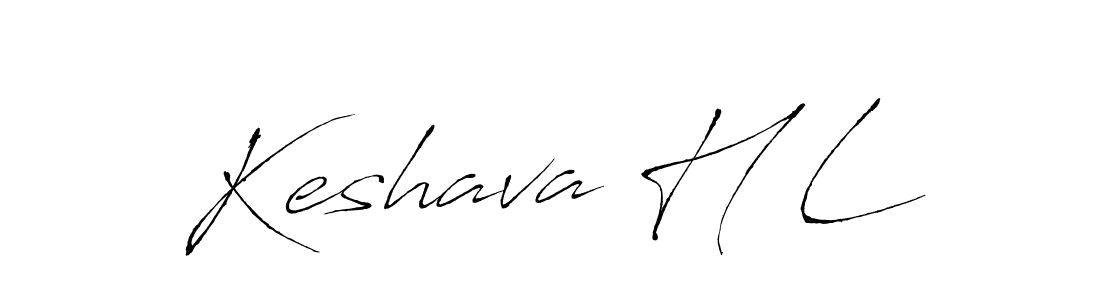 You should practise on your own different ways (Antro_Vectra) to write your name (Keshava H L) in signature. don't let someone else do it for you. Keshava H L signature style 6 images and pictures png