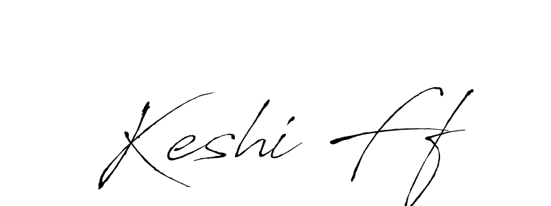 Use a signature maker to create a handwritten signature online. With this signature software, you can design (Antro_Vectra) your own signature for name Keshi Ff. Keshi Ff signature style 6 images and pictures png