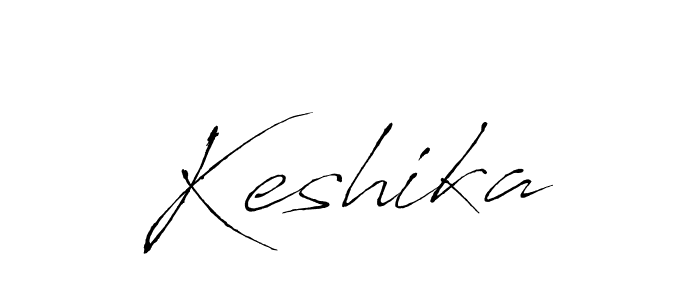 Make a beautiful signature design for name Keshika. With this signature (Antro_Vectra) style, you can create a handwritten signature for free. Keshika signature style 6 images and pictures png