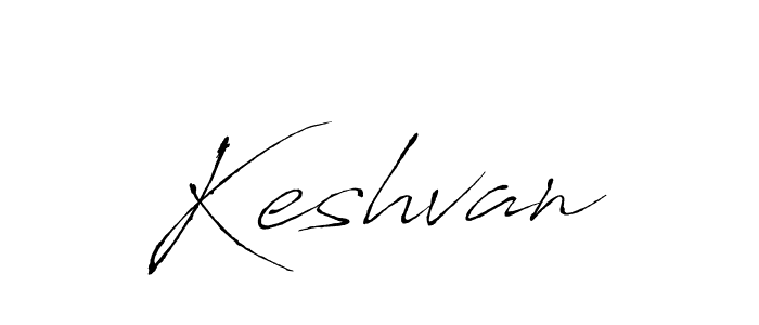 How to make Keshvan name signature. Use Antro_Vectra style for creating short signs online. This is the latest handwritten sign. Keshvan signature style 6 images and pictures png