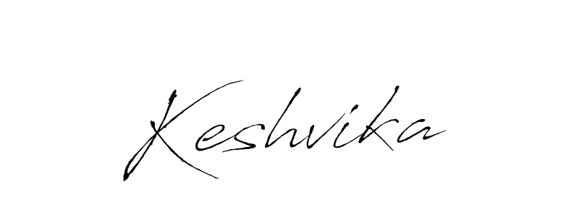 Make a beautiful signature design for name Keshvika. With this signature (Antro_Vectra) style, you can create a handwritten signature for free. Keshvika signature style 6 images and pictures png