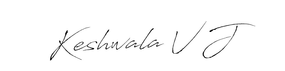 The best way (Antro_Vectra) to make a short signature is to pick only two or three words in your name. The name Keshwala V J include a total of six letters. For converting this name. Keshwala V J signature style 6 images and pictures png