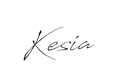Design your own signature with our free online signature maker. With this signature software, you can create a handwritten (Antro_Vectra) signature for name Kesia. Kesia signature style 6 images and pictures png