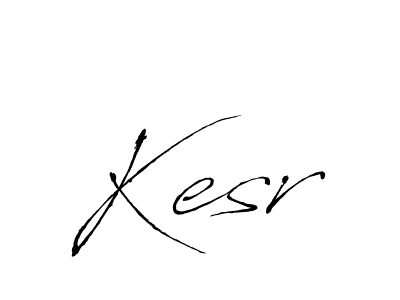 Make a beautiful signature design for name Kesr. With this signature (Antro_Vectra) style, you can create a handwritten signature for free. Kesr signature style 6 images and pictures png