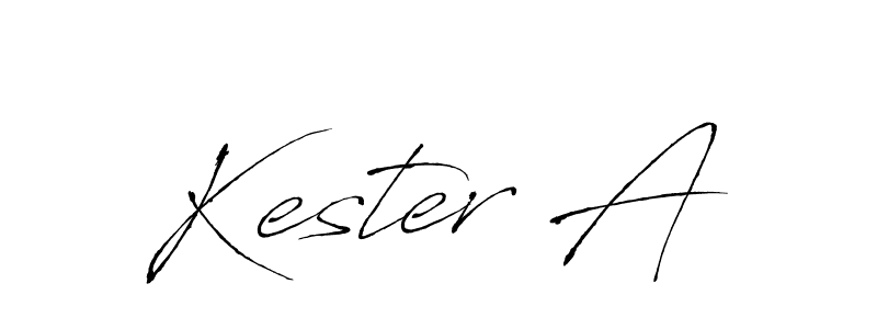 Once you've used our free online signature maker to create your best signature Antro_Vectra style, it's time to enjoy all of the benefits that Kester A name signing documents. Kester A signature style 6 images and pictures png