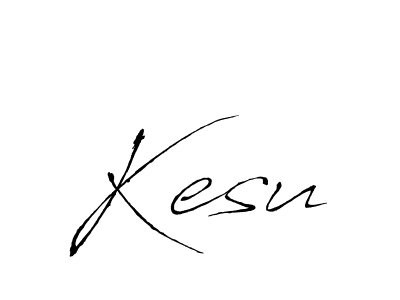 Also we have Kesu name is the best signature style. Create professional handwritten signature collection using Antro_Vectra autograph style. Kesu signature style 6 images and pictures png