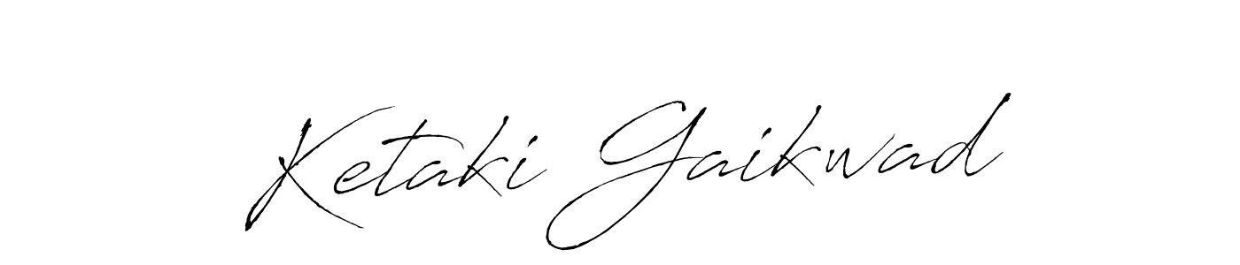Make a beautiful signature design for name Ketaki Gaikwad. With this signature (Antro_Vectra) style, you can create a handwritten signature for free. Ketaki Gaikwad signature style 6 images and pictures png