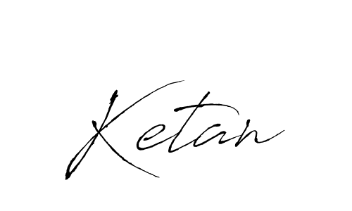 Design your own signature with our free online signature maker. With this signature software, you can create a handwritten (Antro_Vectra) signature for name Ketan. Ketan signature style 6 images and pictures png