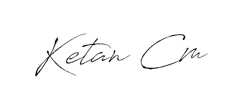 The best way (Antro_Vectra) to make a short signature is to pick only two or three words in your name. The name Ketan Cm include a total of six letters. For converting this name. Ketan Cm signature style 6 images and pictures png