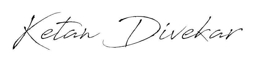 Also You can easily find your signature by using the search form. We will create Ketan Divekar name handwritten signature images for you free of cost using Antro_Vectra sign style. Ketan Divekar signature style 6 images and pictures png