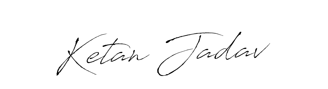Antro_Vectra is a professional signature style that is perfect for those who want to add a touch of class to their signature. It is also a great choice for those who want to make their signature more unique. Get Ketan Jadav name to fancy signature for free. Ketan Jadav signature style 6 images and pictures png